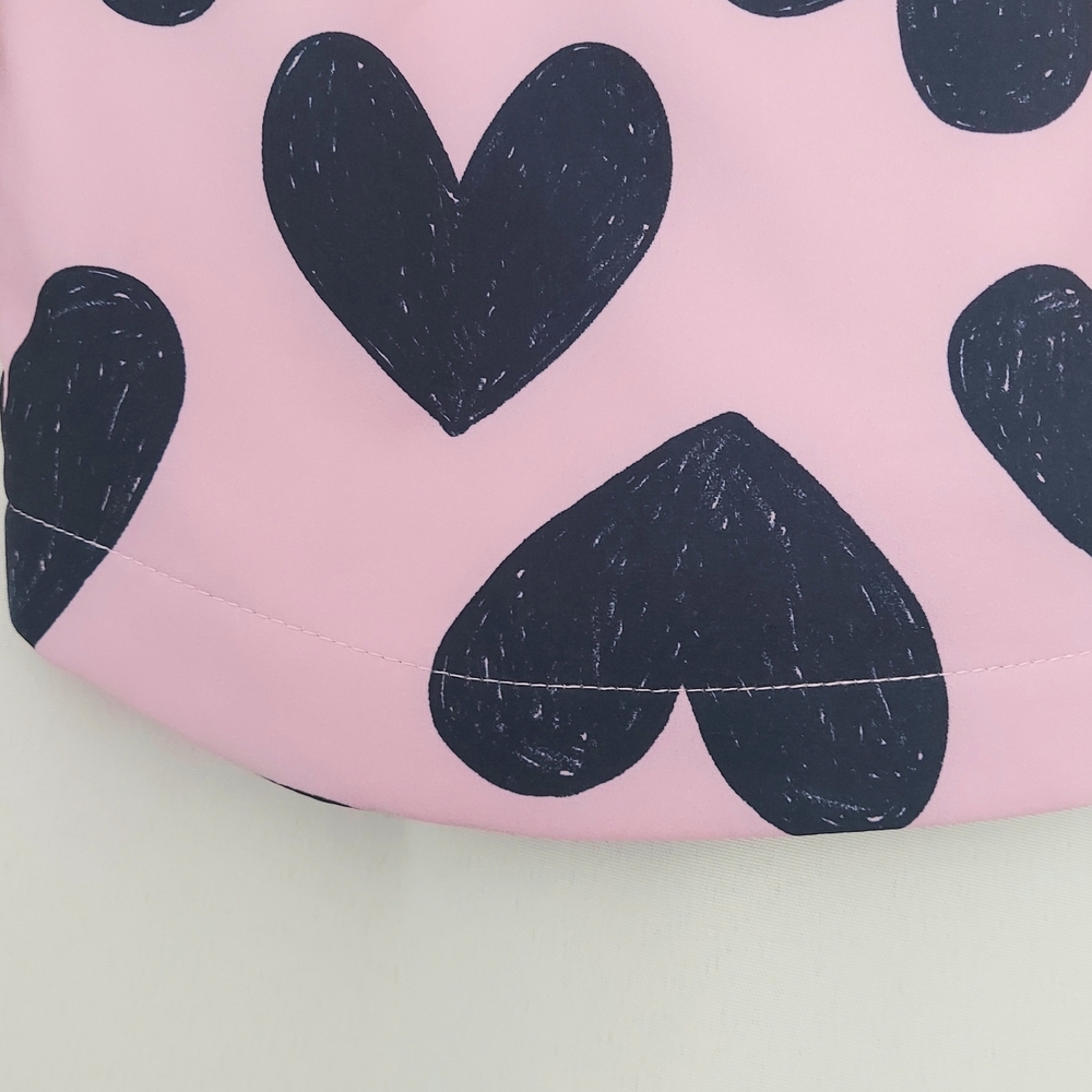 Cat & Jack Pink & Navy Blue Hooded Raincoat Baby Girls Size 12Month Girlhoodcore - Picture 6 of 9